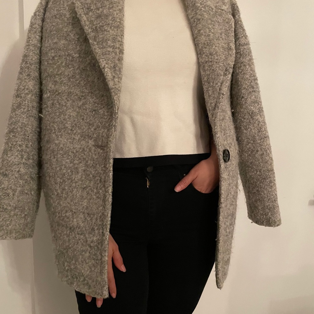 Gray Wool Coat - image 7